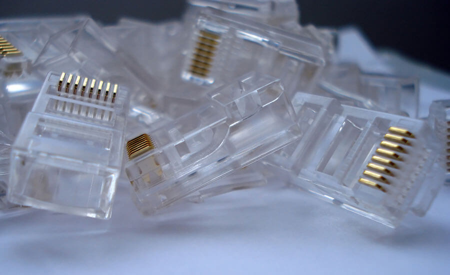 RJ45 UTP connectors for RJ45 crimp tool