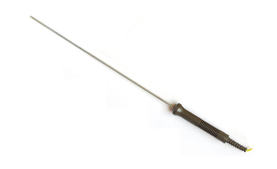 Thermocouple probe thermometer for measuring temperature Thermocouple probe thermometer