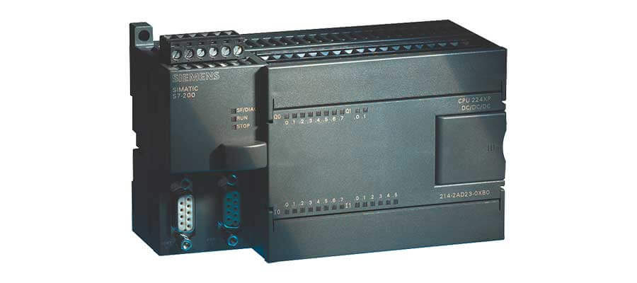 Siemens S7-200 CPU224XP module.