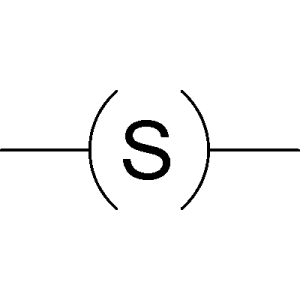 SET Latch Coil Ladder Diagram Symbol