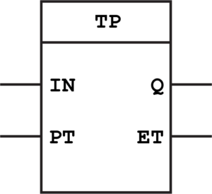 Timer Pulse (TP) Function Block